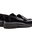 Mocasines de piel estilo penny con suela confort para dama