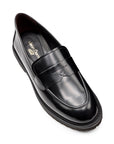 Mocasines de piel estilo penny con suela confort para dama