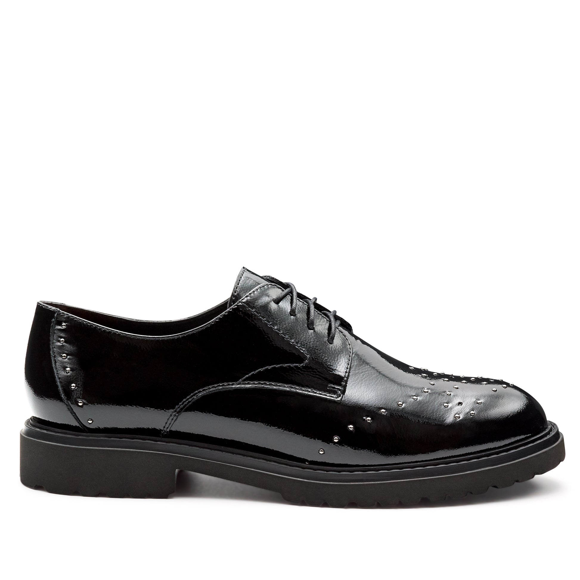 Zapatos derby de piel con suela confort para dama