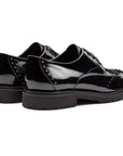 Zapatos derby de piel con suela confort para dama