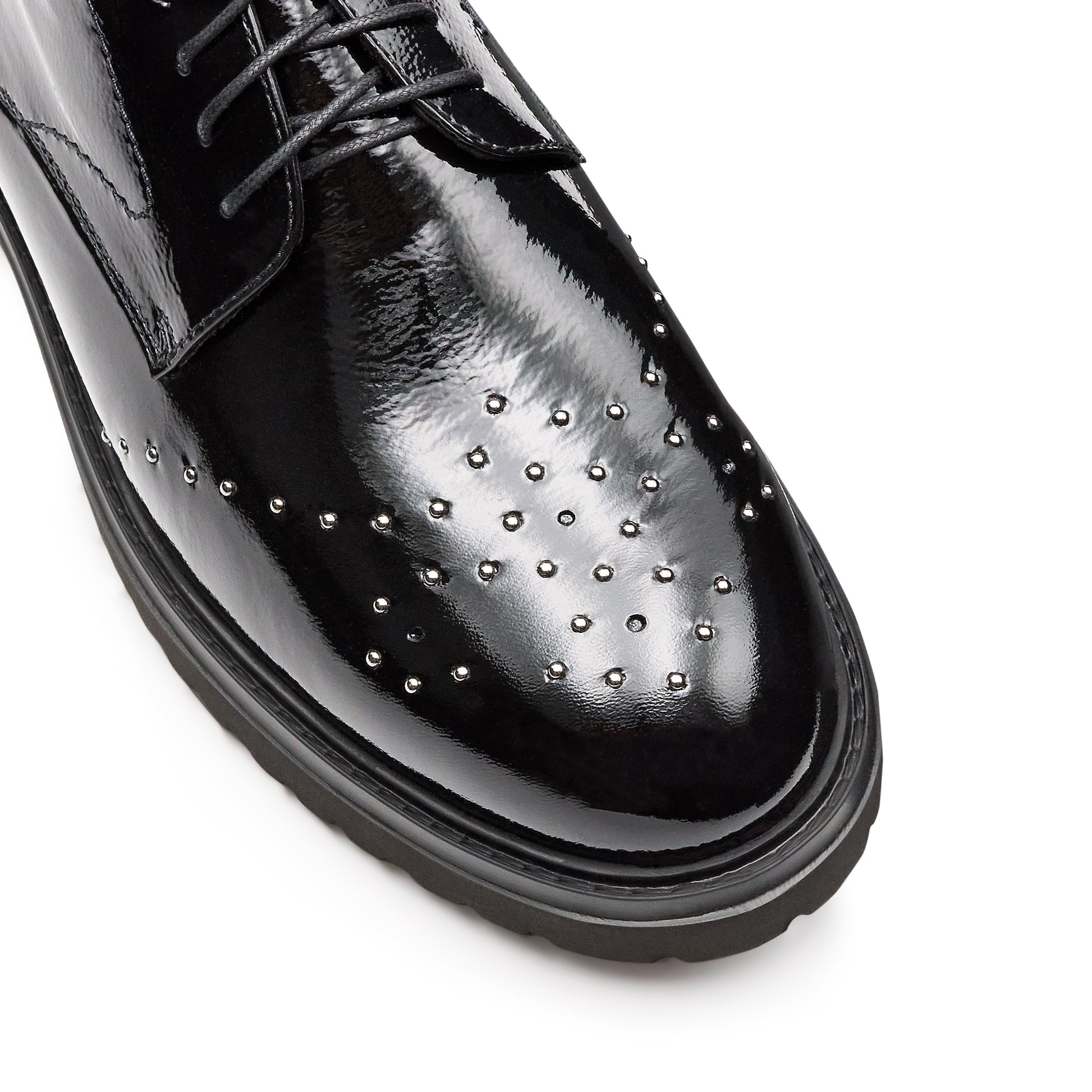 Zapatos derby de piel con suela confort para dama