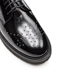 Zapatos derby de piel con suela confort para dama