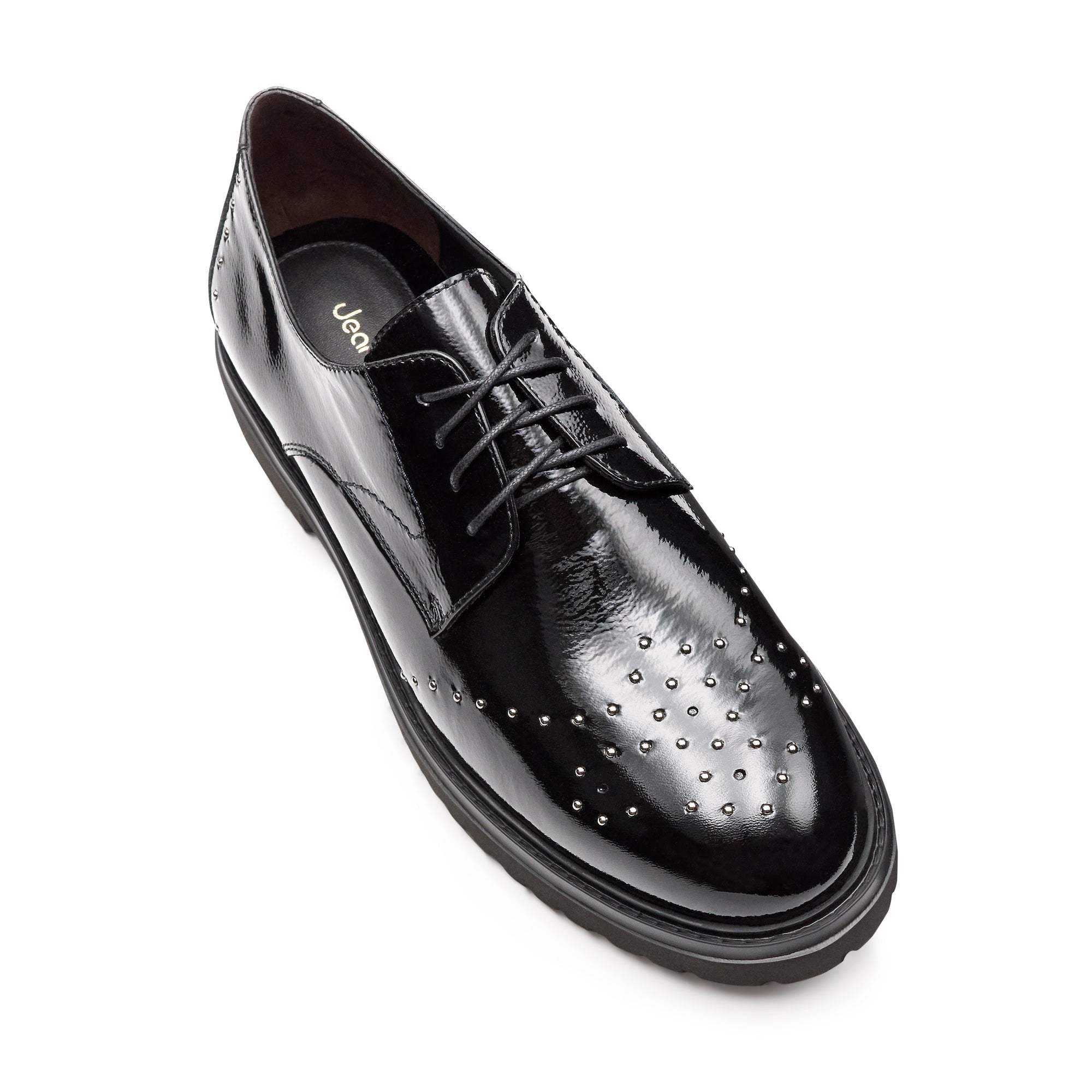 Zapatos derby de piel con suela confort para dama
