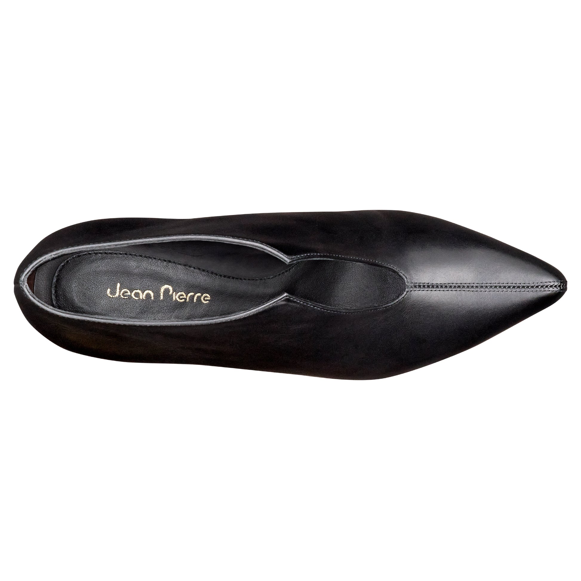 Zapatilla abotinada  con abertura central para dama