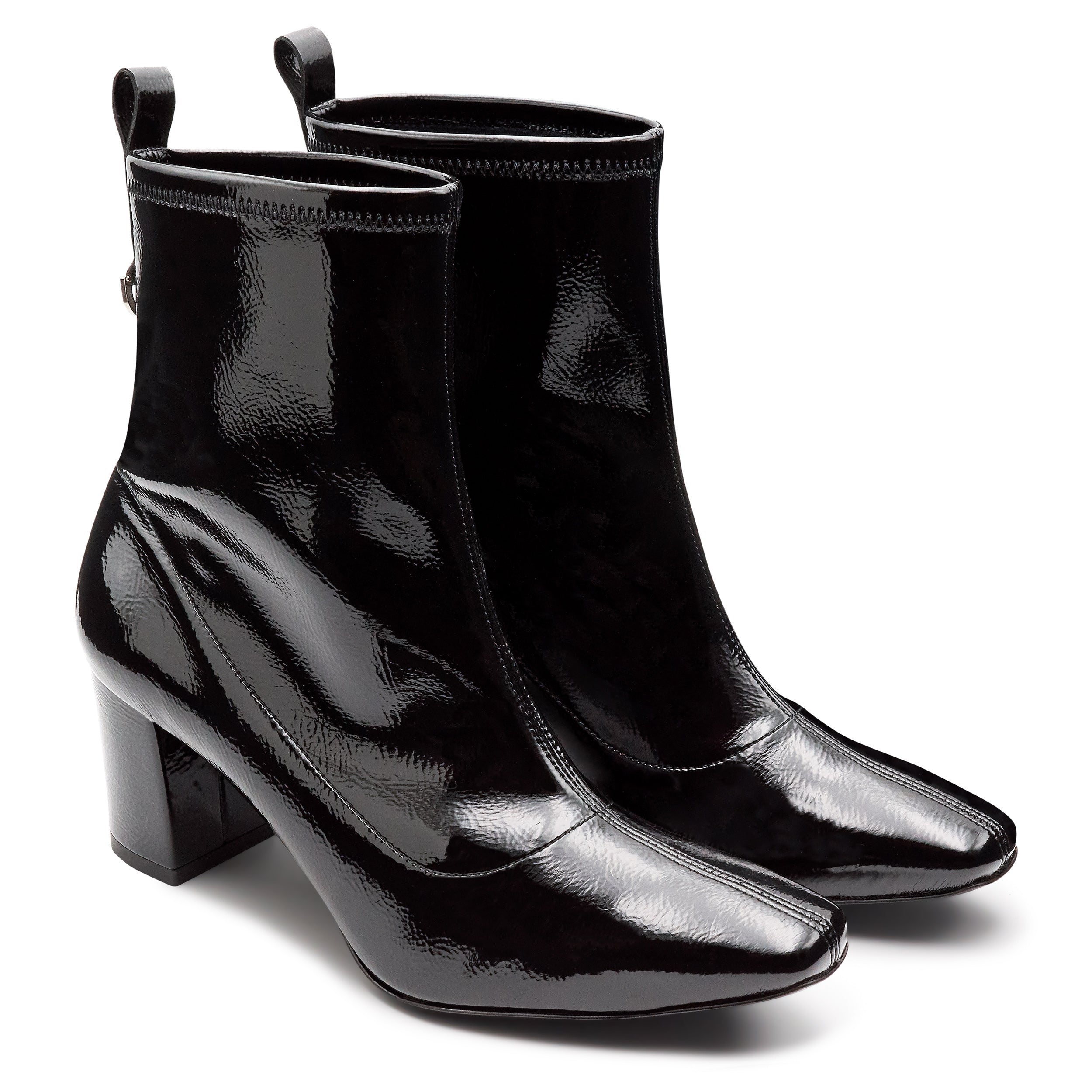 Botines de charol stretch para dama