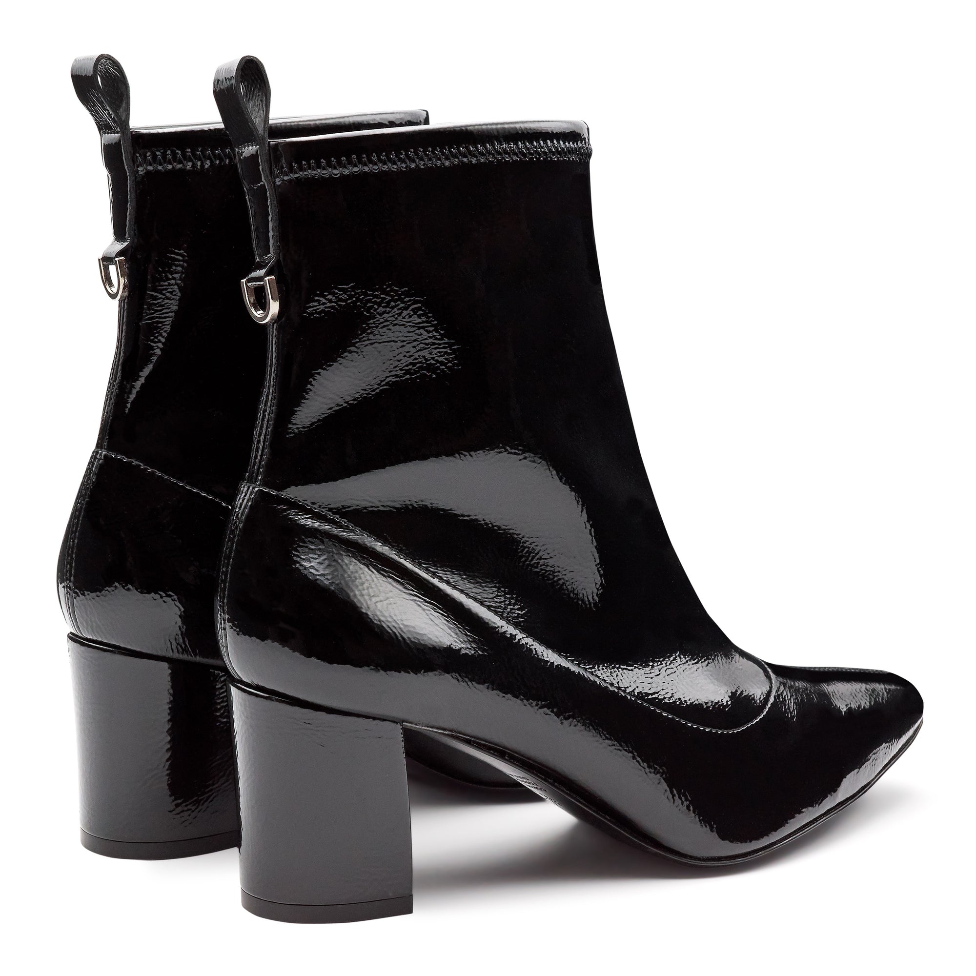 Botines de charol stretch para dama