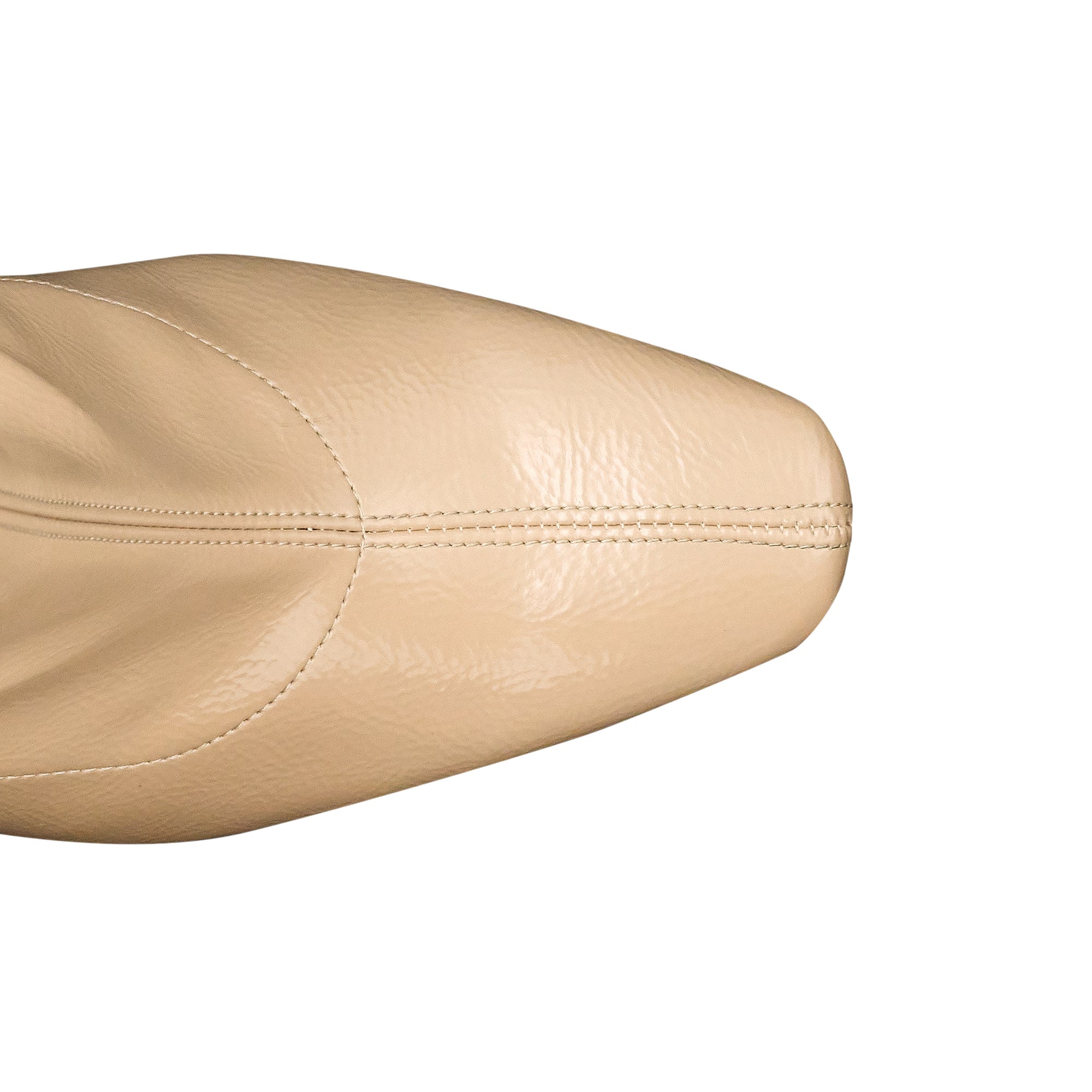 Botines de charol stretch para dama beige
