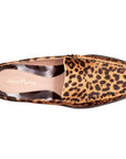 Mocasines estilo mule en pelo natural de becerro para dama
