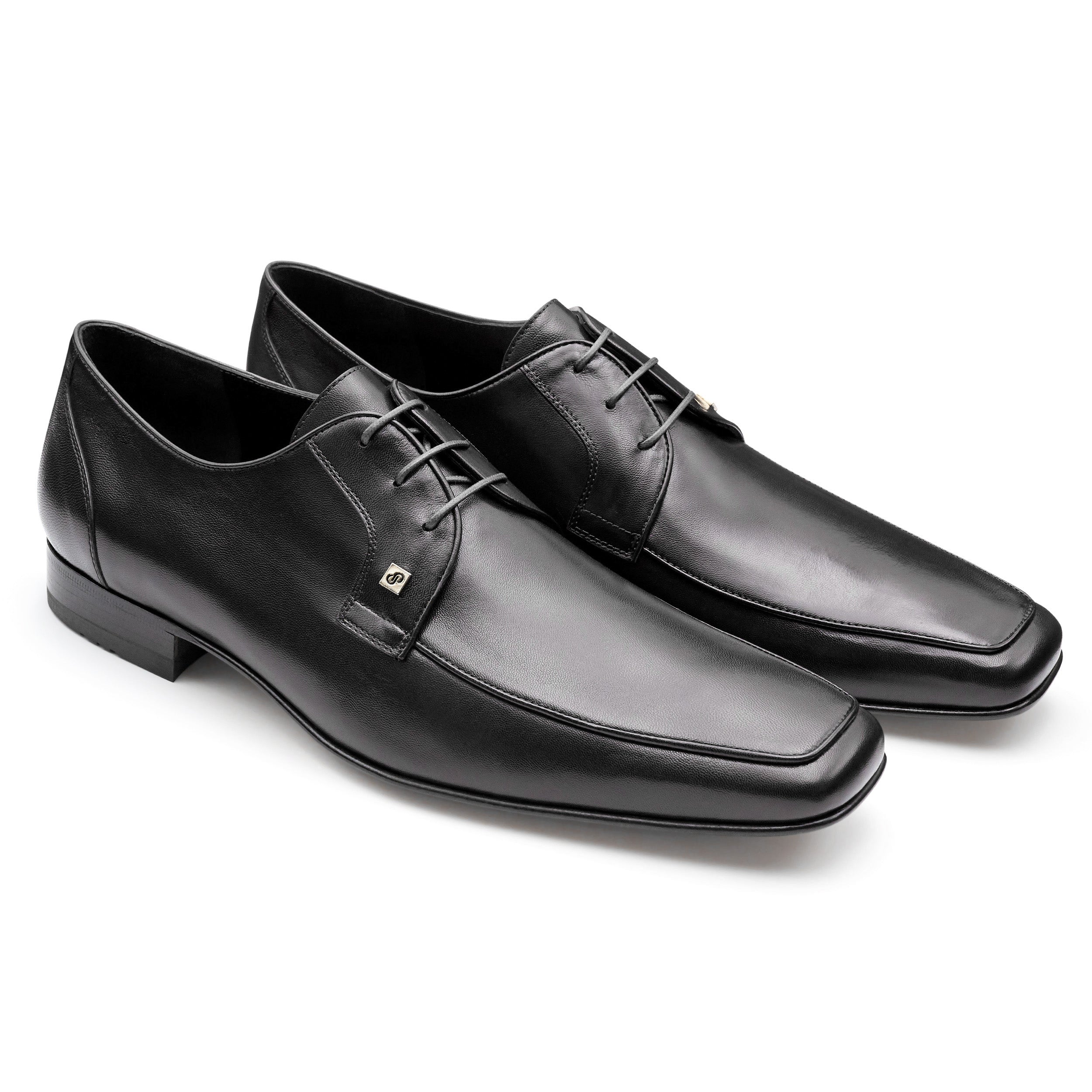 Zapatos de vestir derby en piel para hombre (color café)