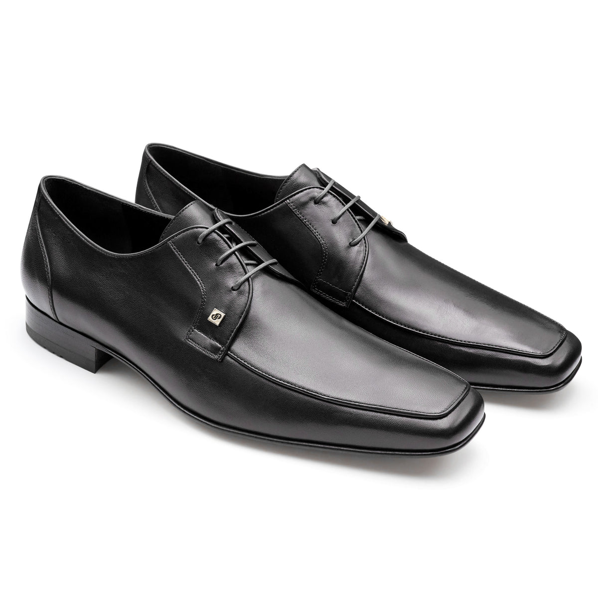 Zapatos de vestir derby en piel para hombre (color café)
