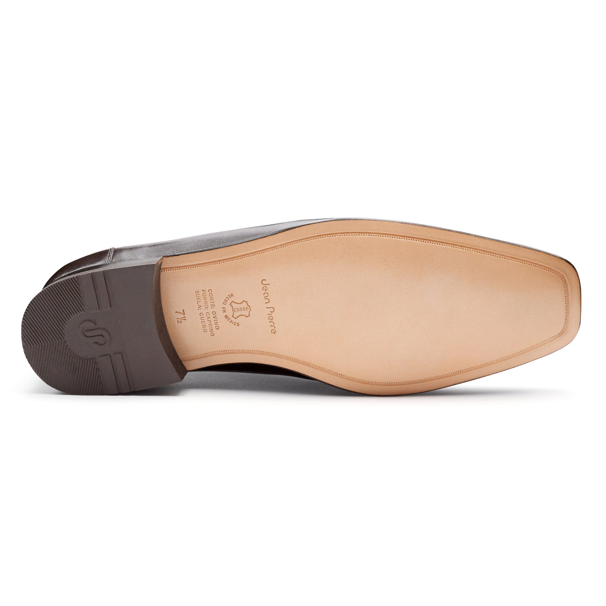 Zapatos de vestir derby en piel para hombre (color café)