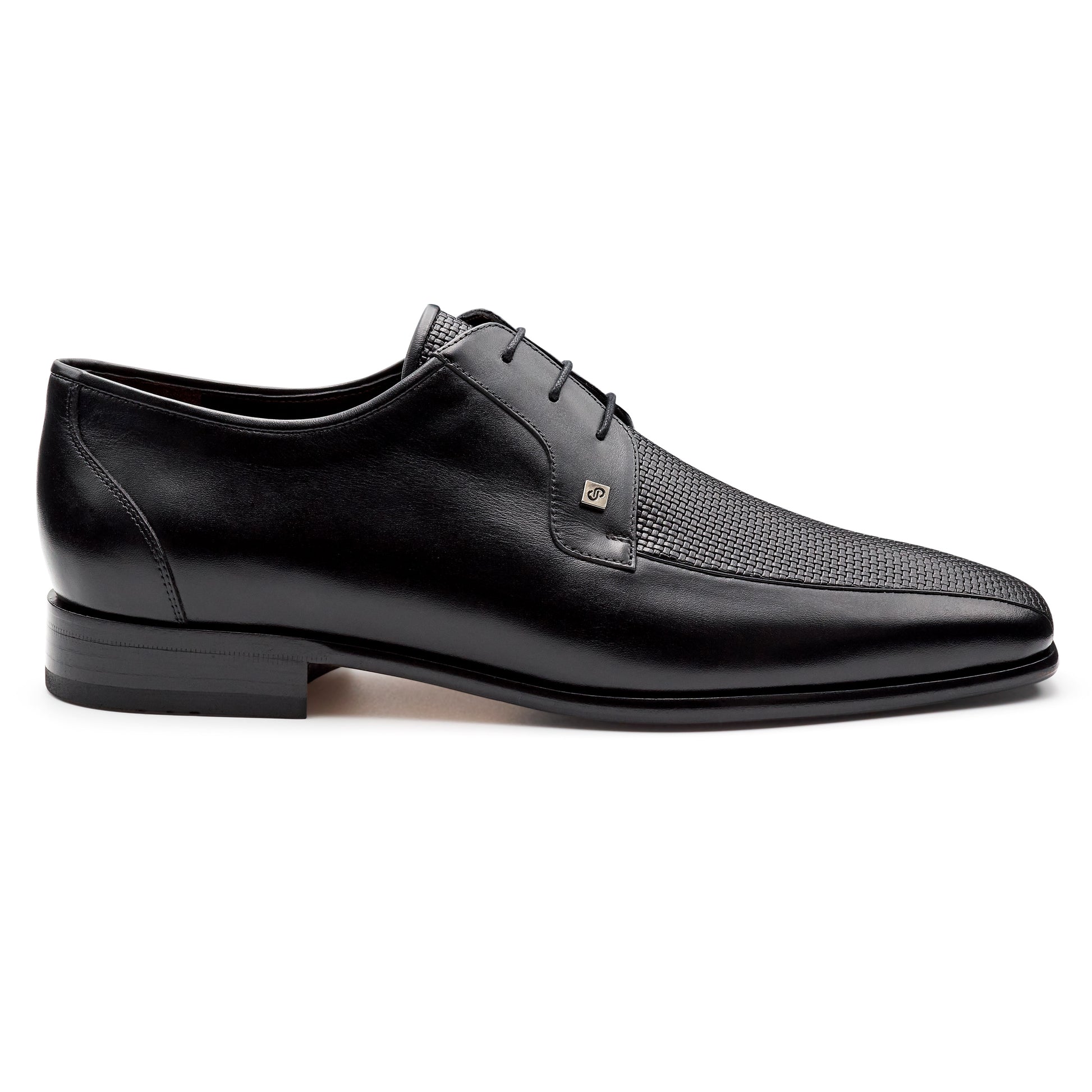 Zapatos de piel estilo derby con textura para hombre