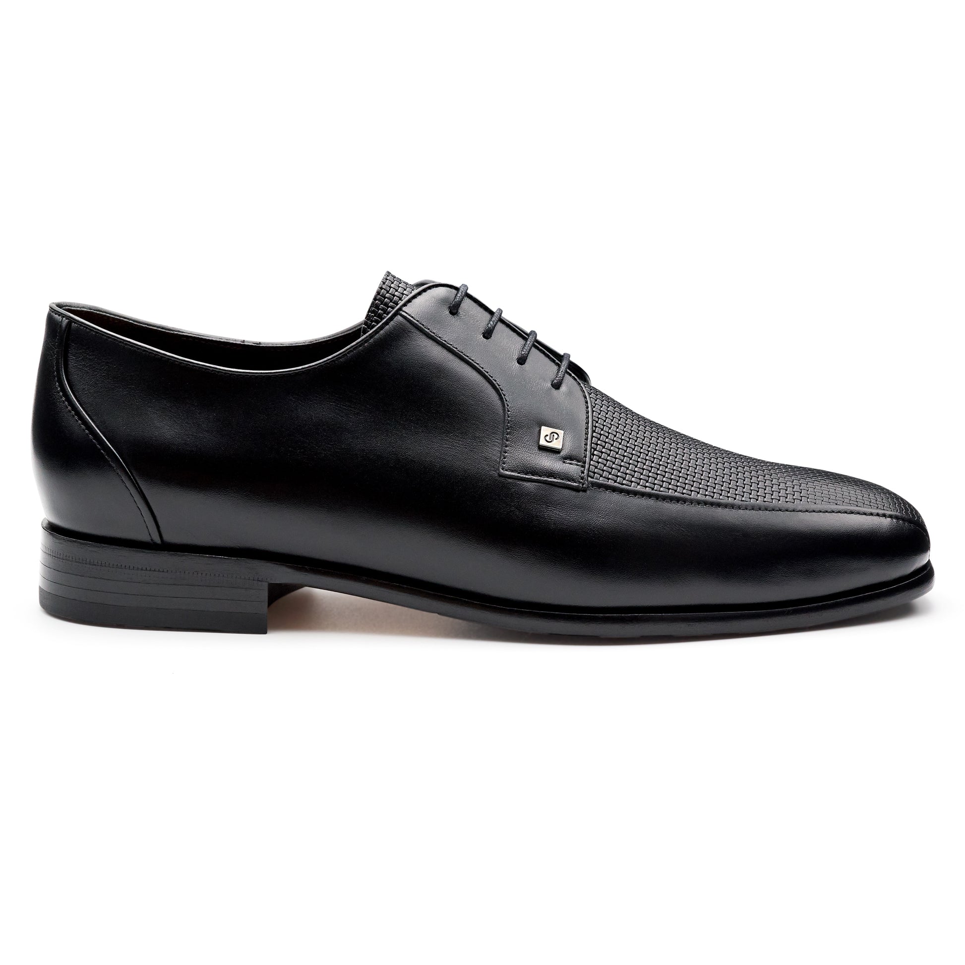 Zapatos confortables oxford de piel con textura para hombre