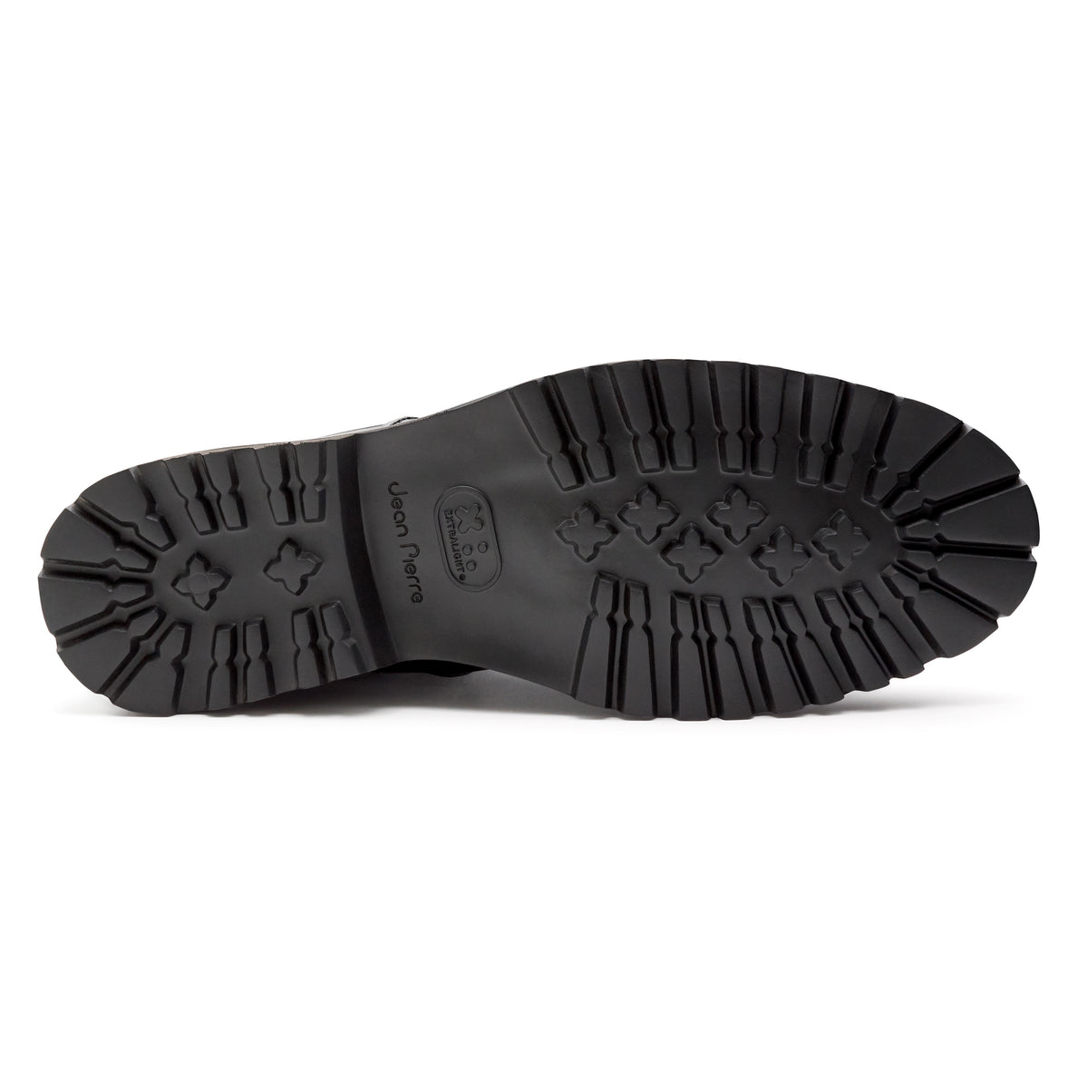 Botines negros chelsea de piel para hombre