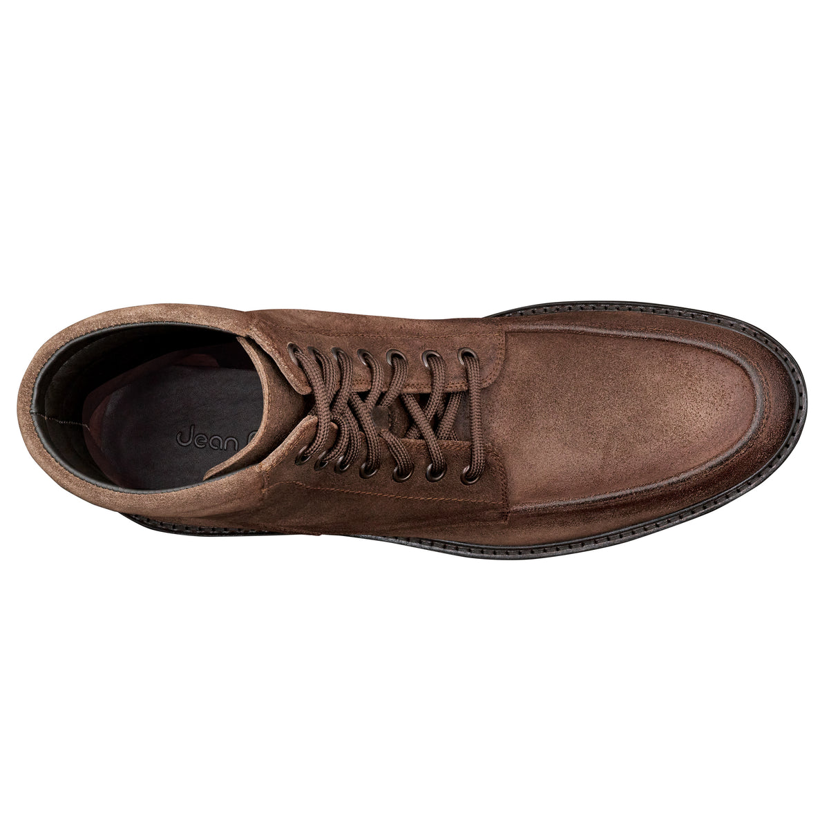 Botines de gamuza con agujetas para hombre