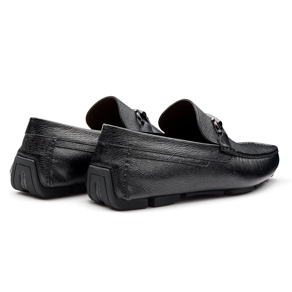Mocasines de piel tipo driver con herraje