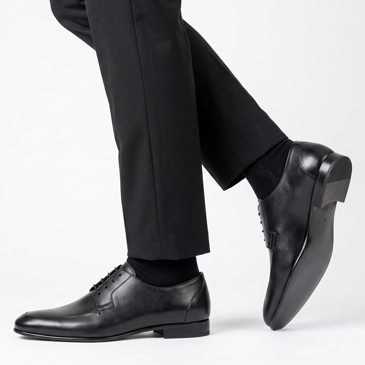 Zapatos derby de piel para hombre