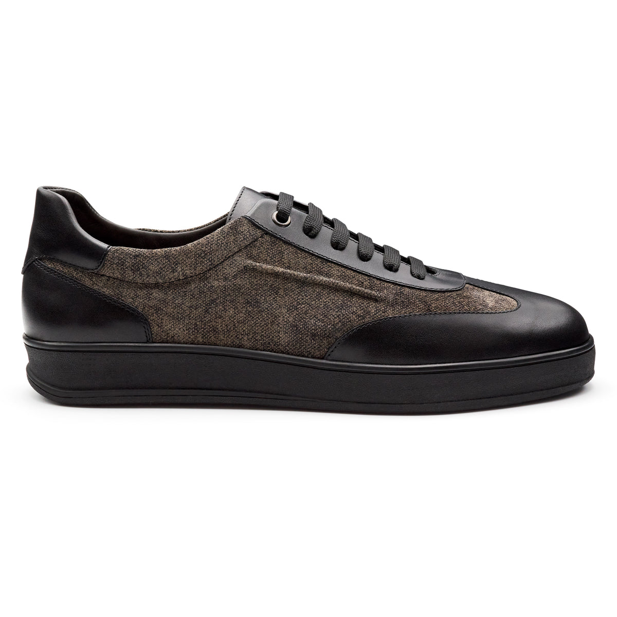 Tenis de piel y gamuza para hombre