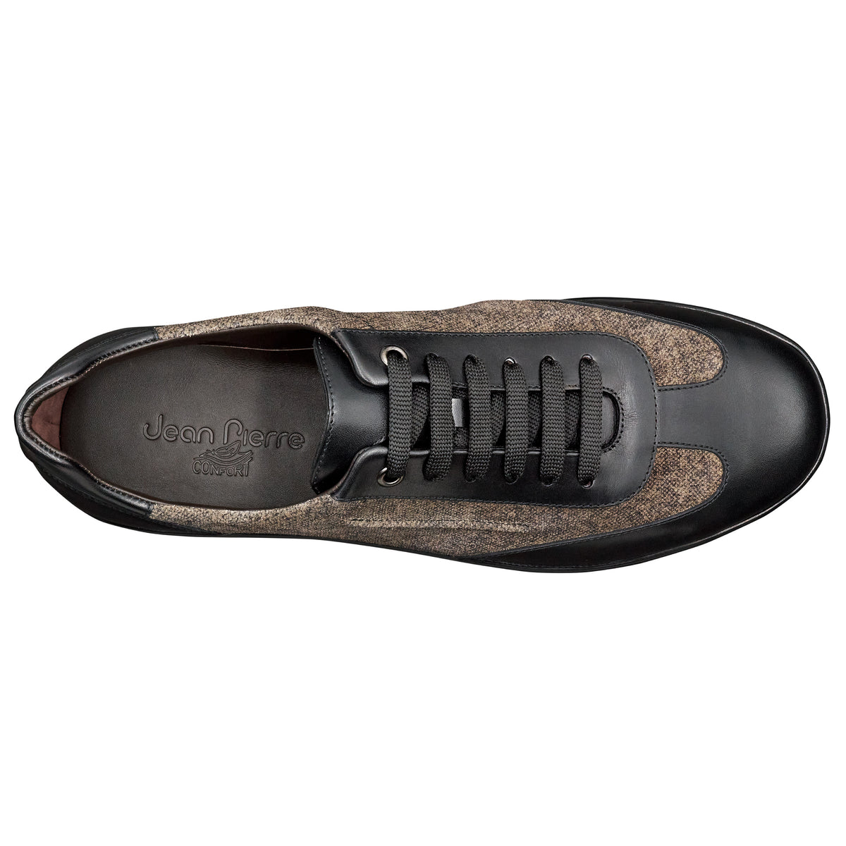 Tenis de piel y gamuza para hombre