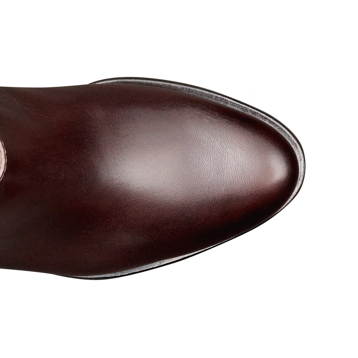 Botines de piel tipo chelsea para mujer
