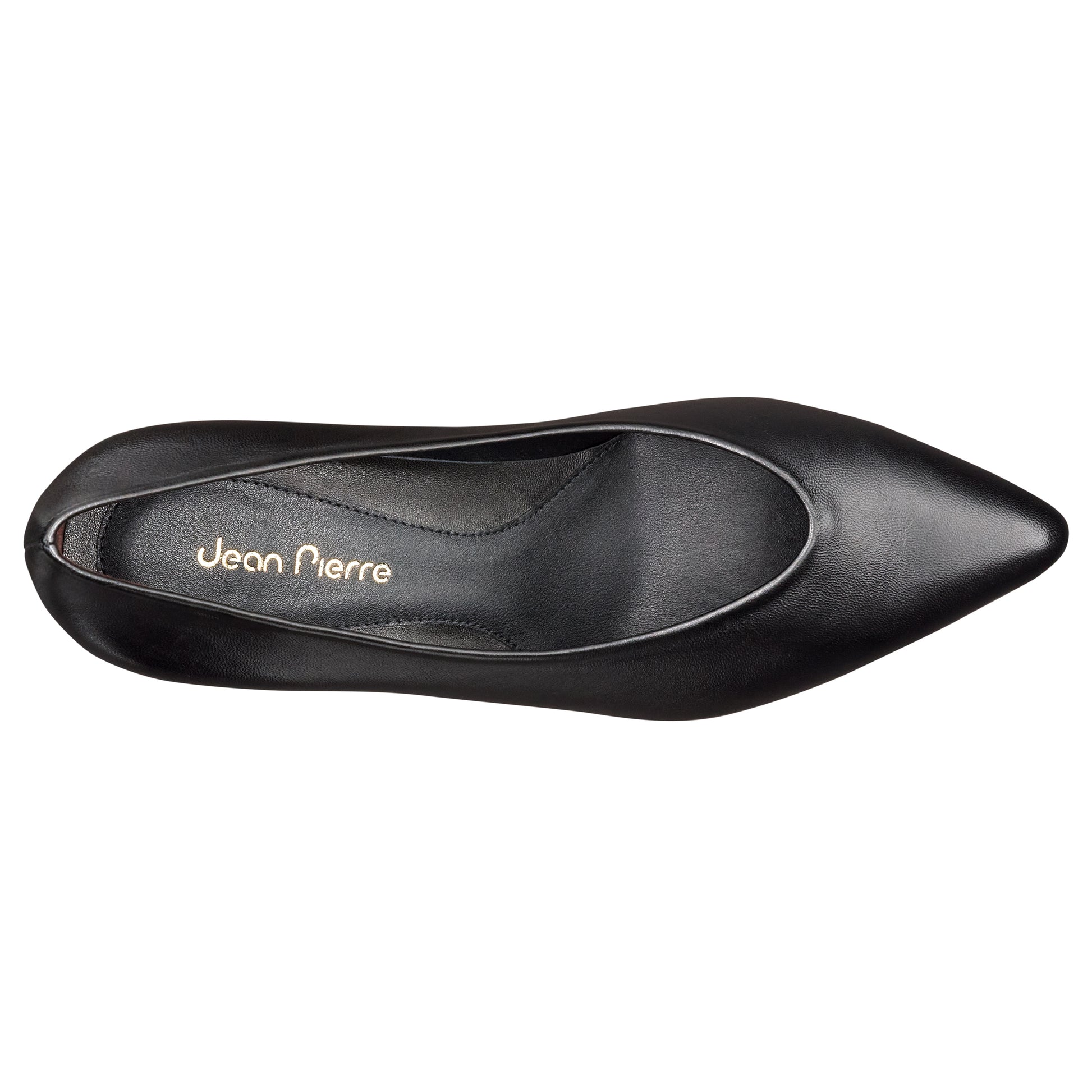 Zapatillas de piel estilo kitten heel para mujer