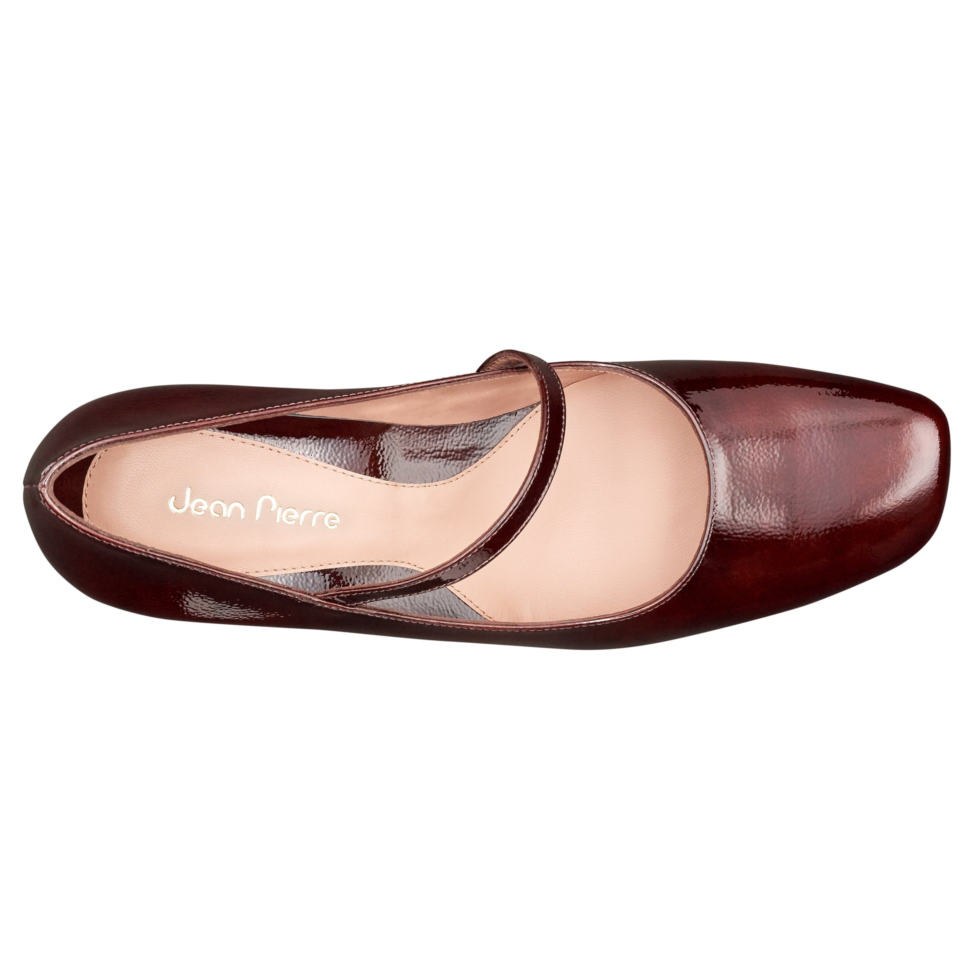 Zapatillas Mary Jane de charol con correa para mujer