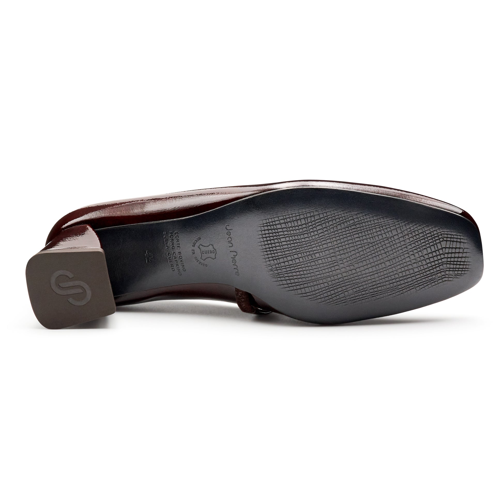 Zapatillas Mary Jane de charol con correa para mujer