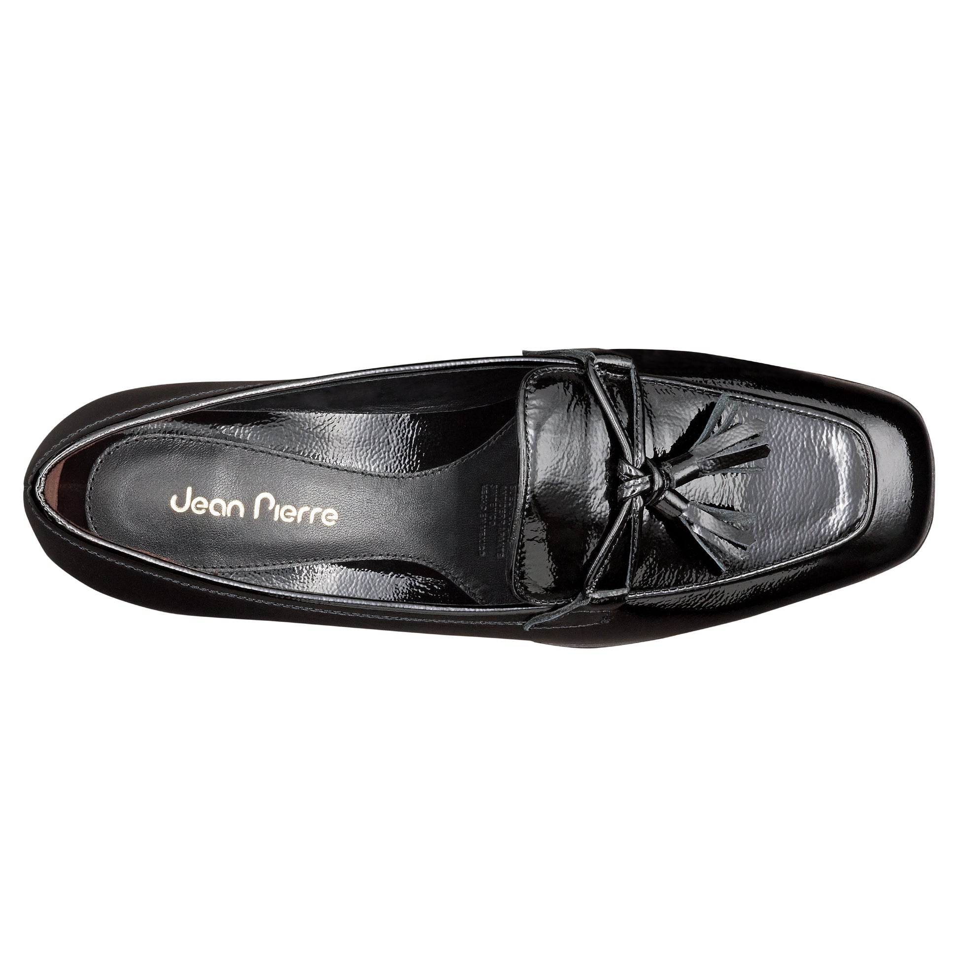Mocasines de charol confortables con borlas para mujer