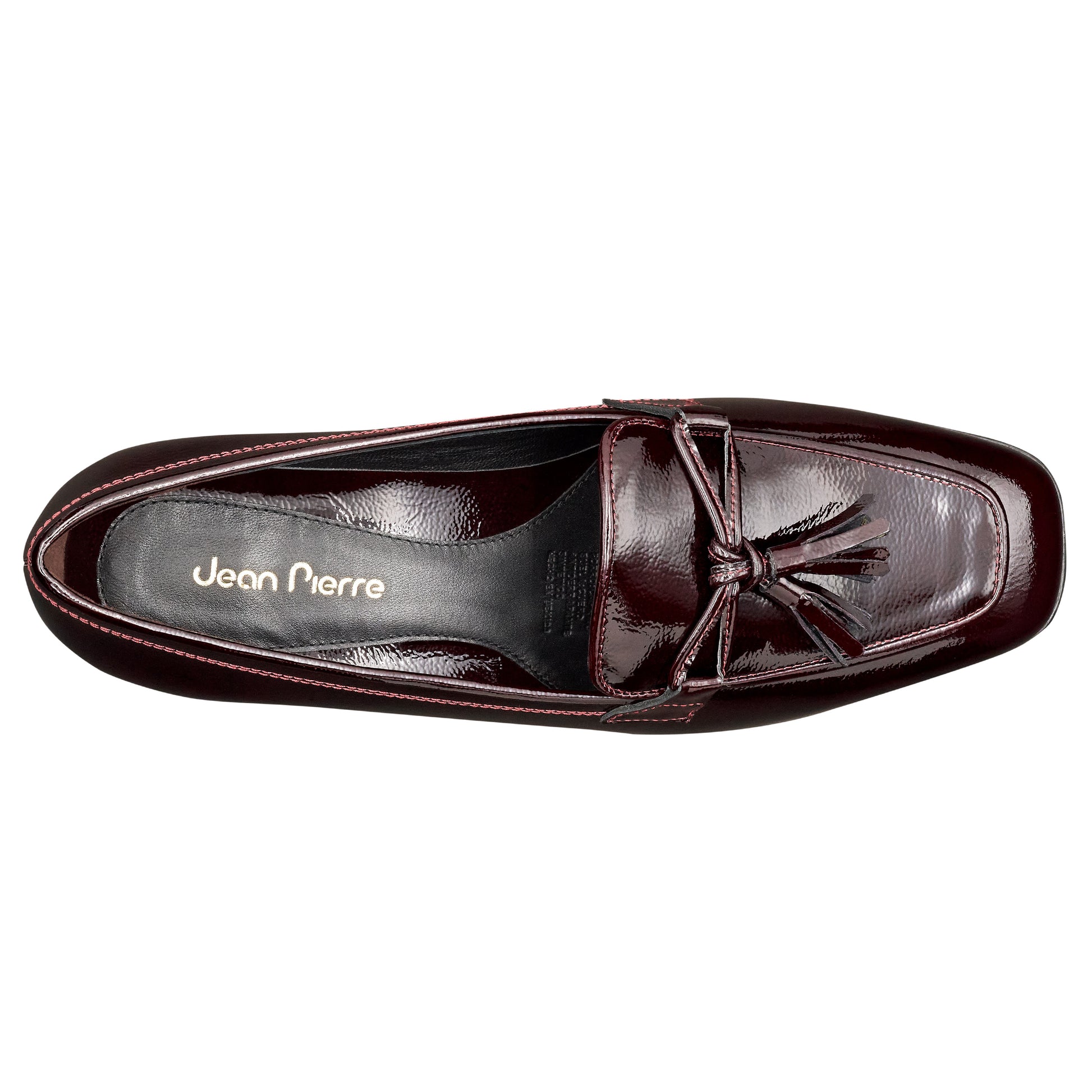 Mocasines de charol confortables con borlas para mujer