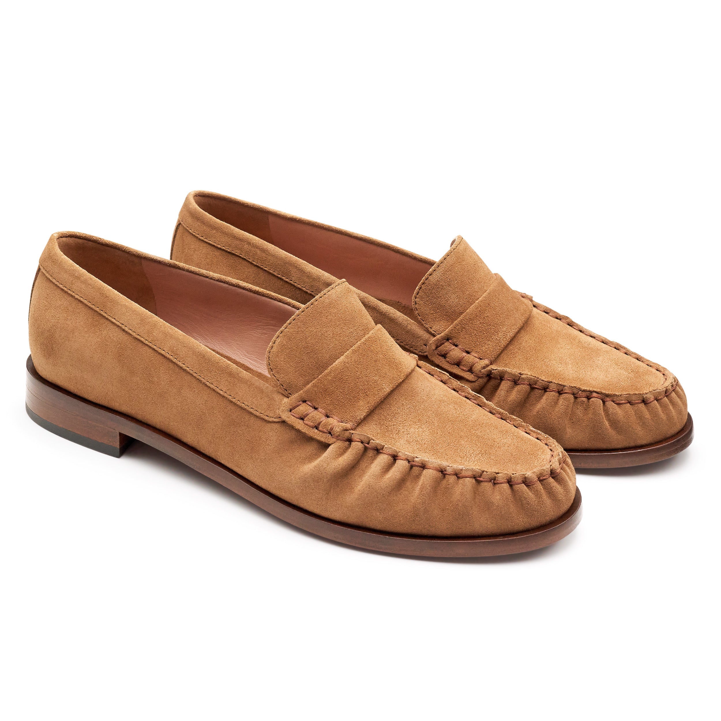Mocasines de gamuza para mujer