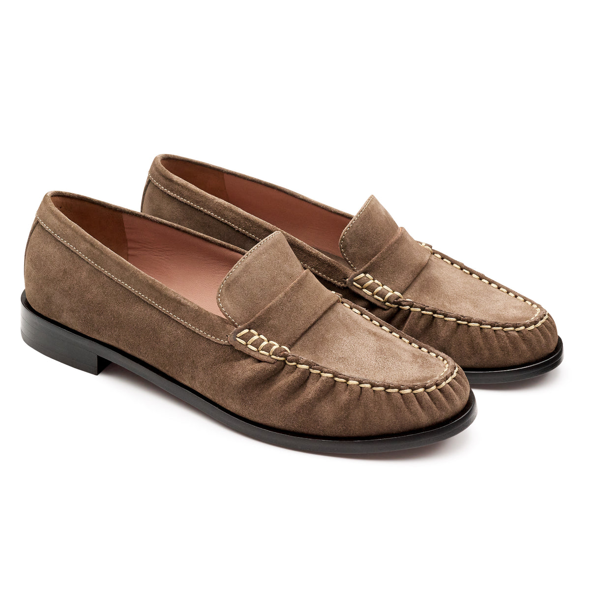 Mocasines de gamuza para mujer