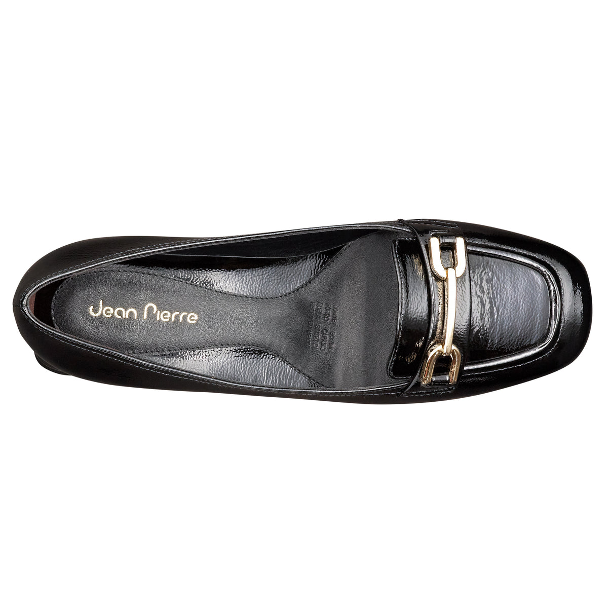 Mocasines de charol con hebilla para mujer