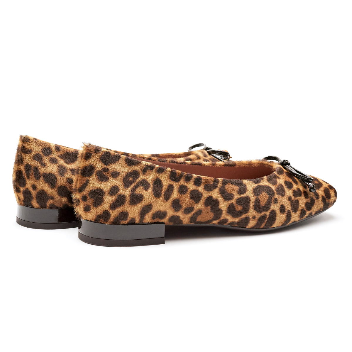 Balerinas de pelo animal print para mujer