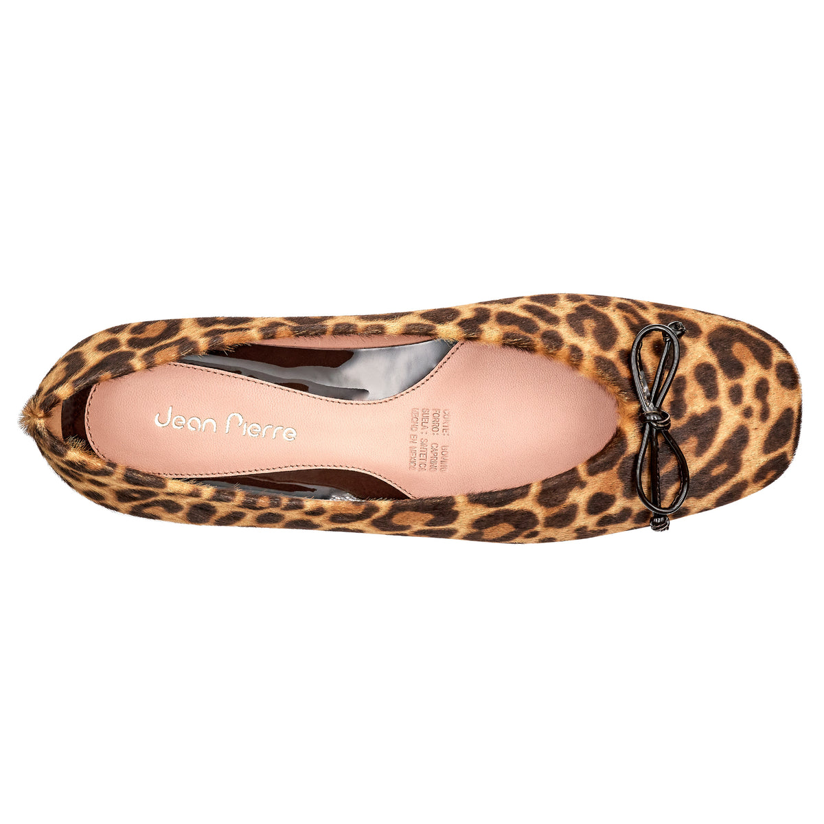 Balerinas de pelo animal print para mujer