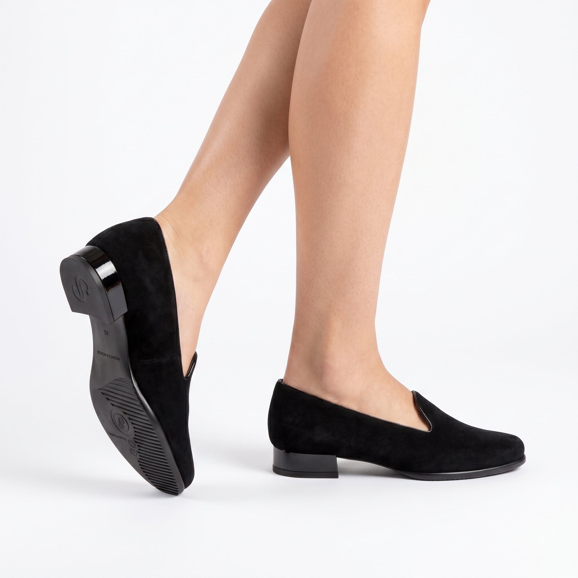 Mocasines de ante para mujer