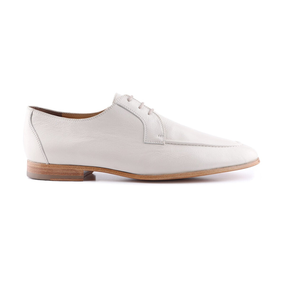 Zapatos de piel para hombre estilo derby con suela de cuero