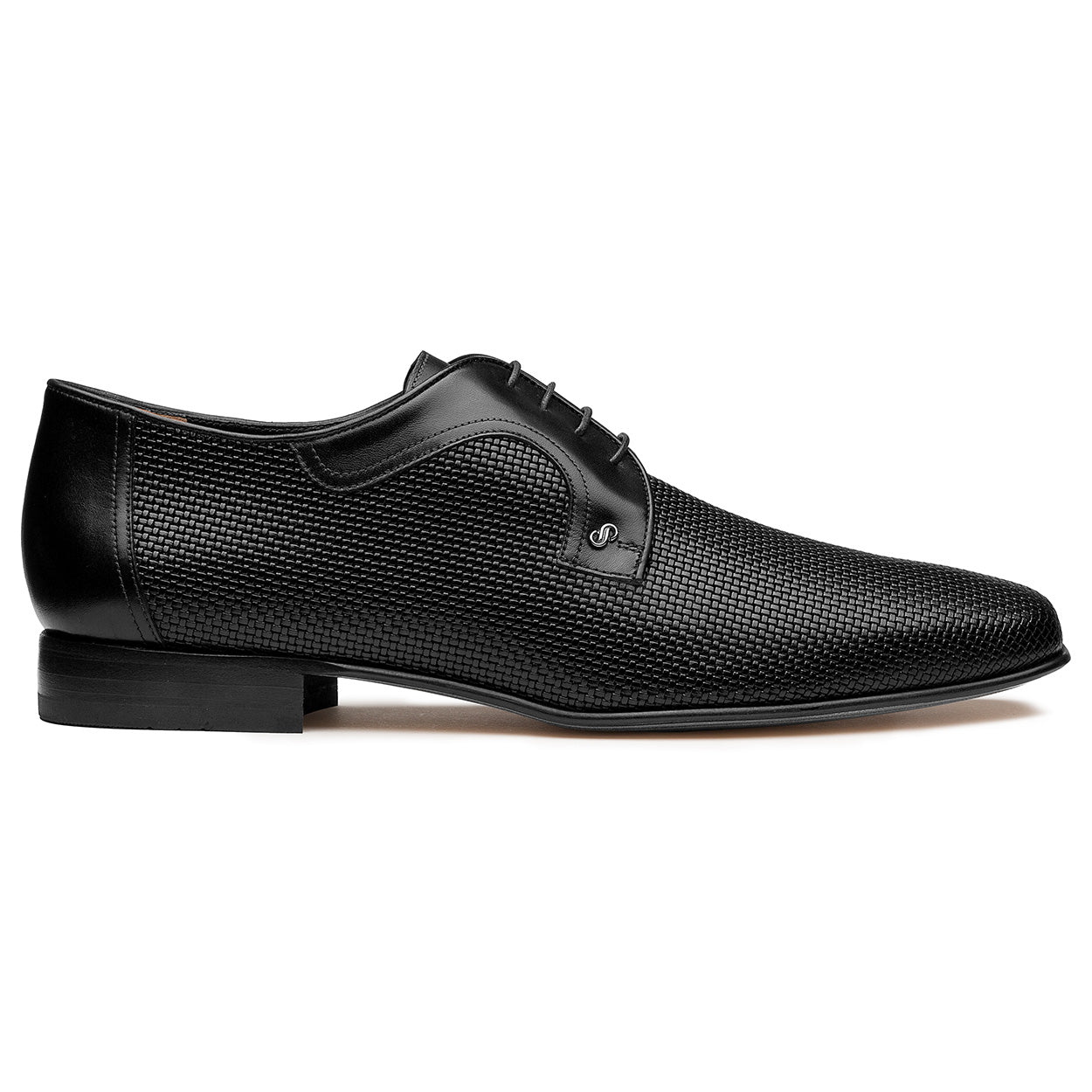 Zapatos de vestir tipo derby de piel grabada para hombre