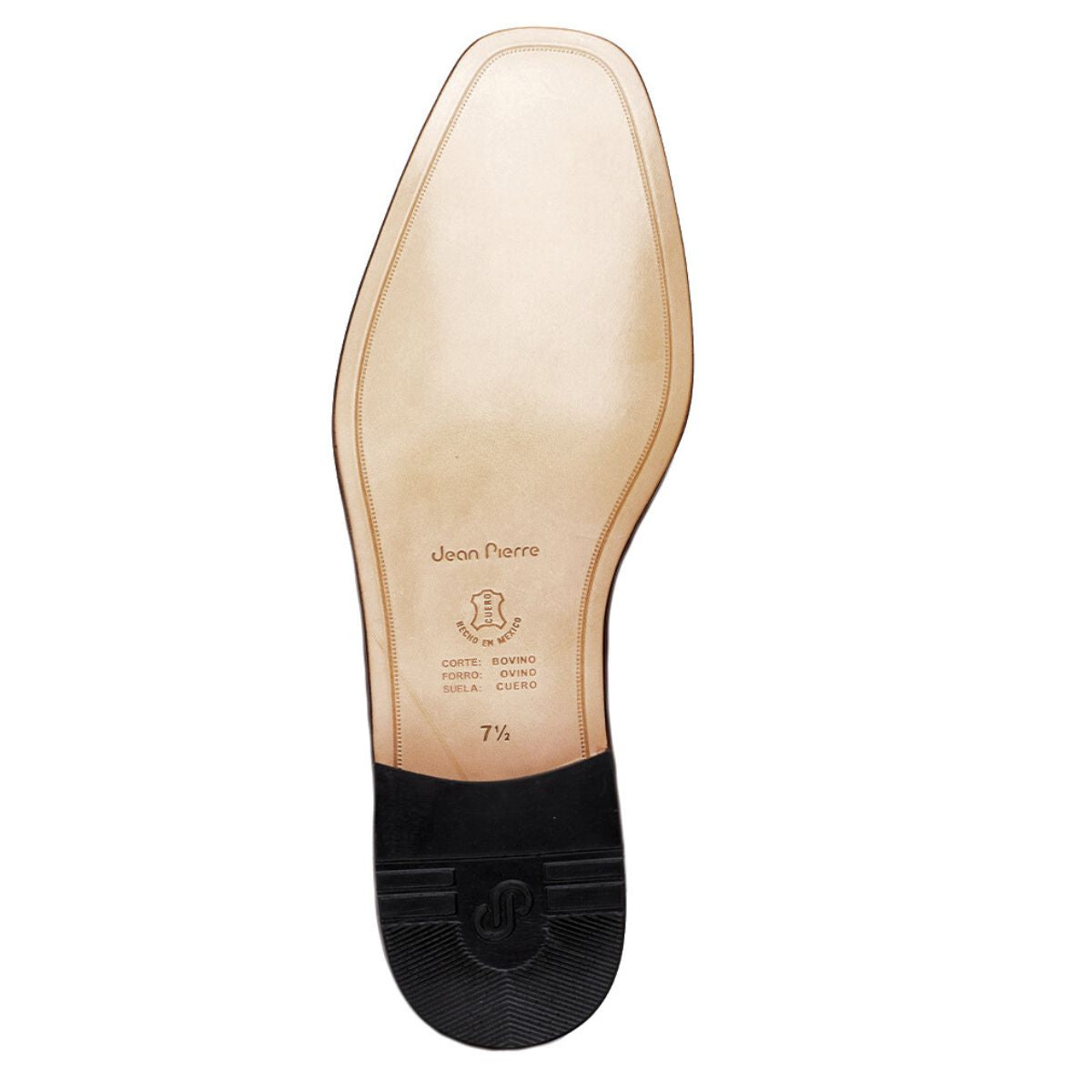 Zapatos formales derby de piel para hombre con costuras laterales
