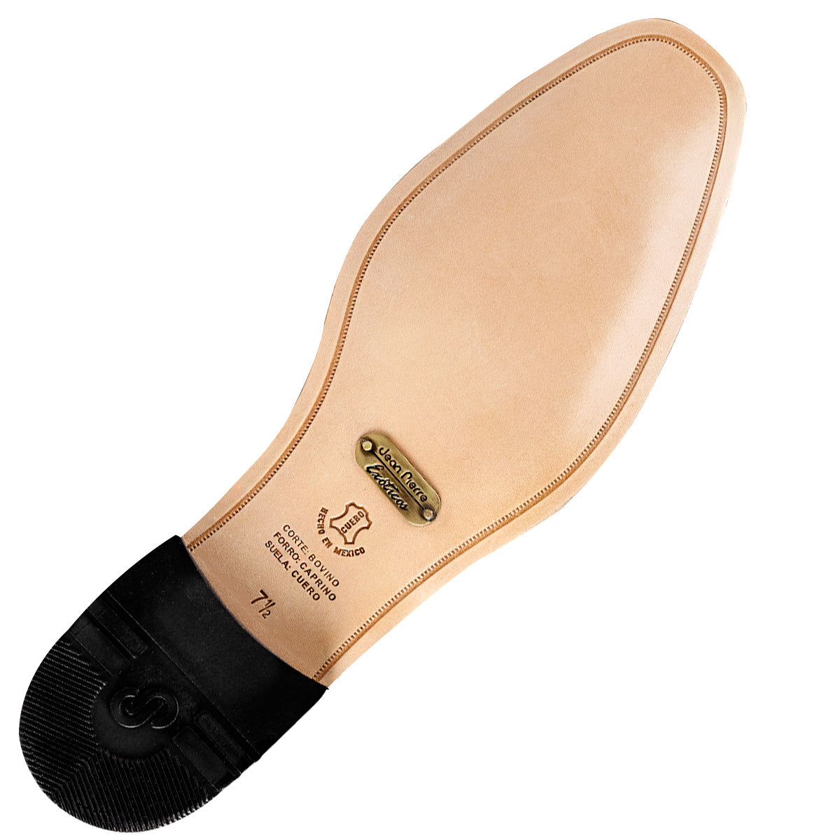 Zapatos formales de pata de avestruz para caballero