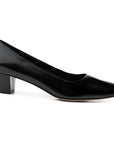 Zapatillas de tacón negras para dama