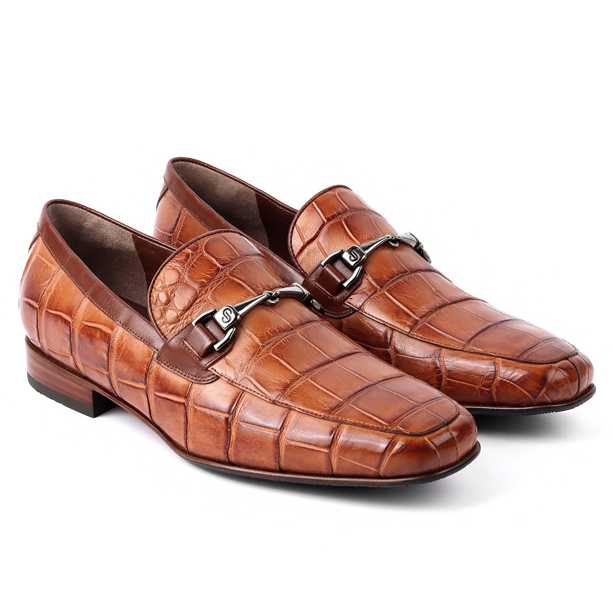 Mocasines de cocodrilo para hombre