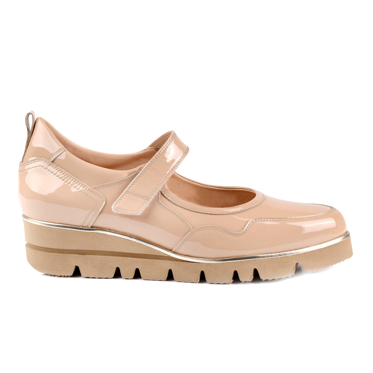 Zapatos mary Jane casuales de charol con suela confort para dama