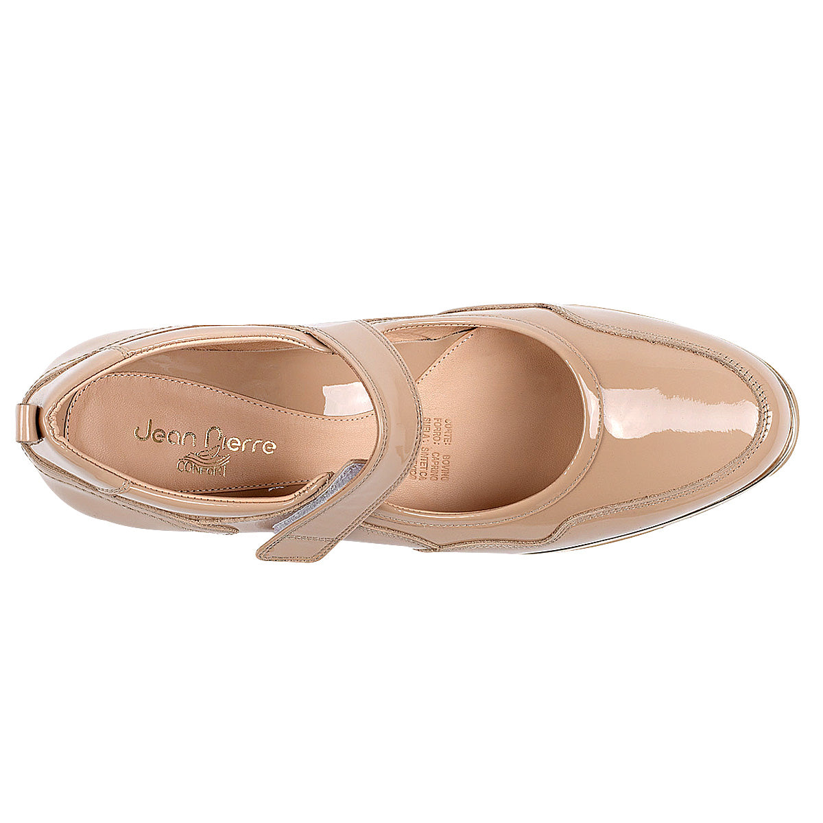 Zapatos mary Jane casuales de charol con suela confort para dama