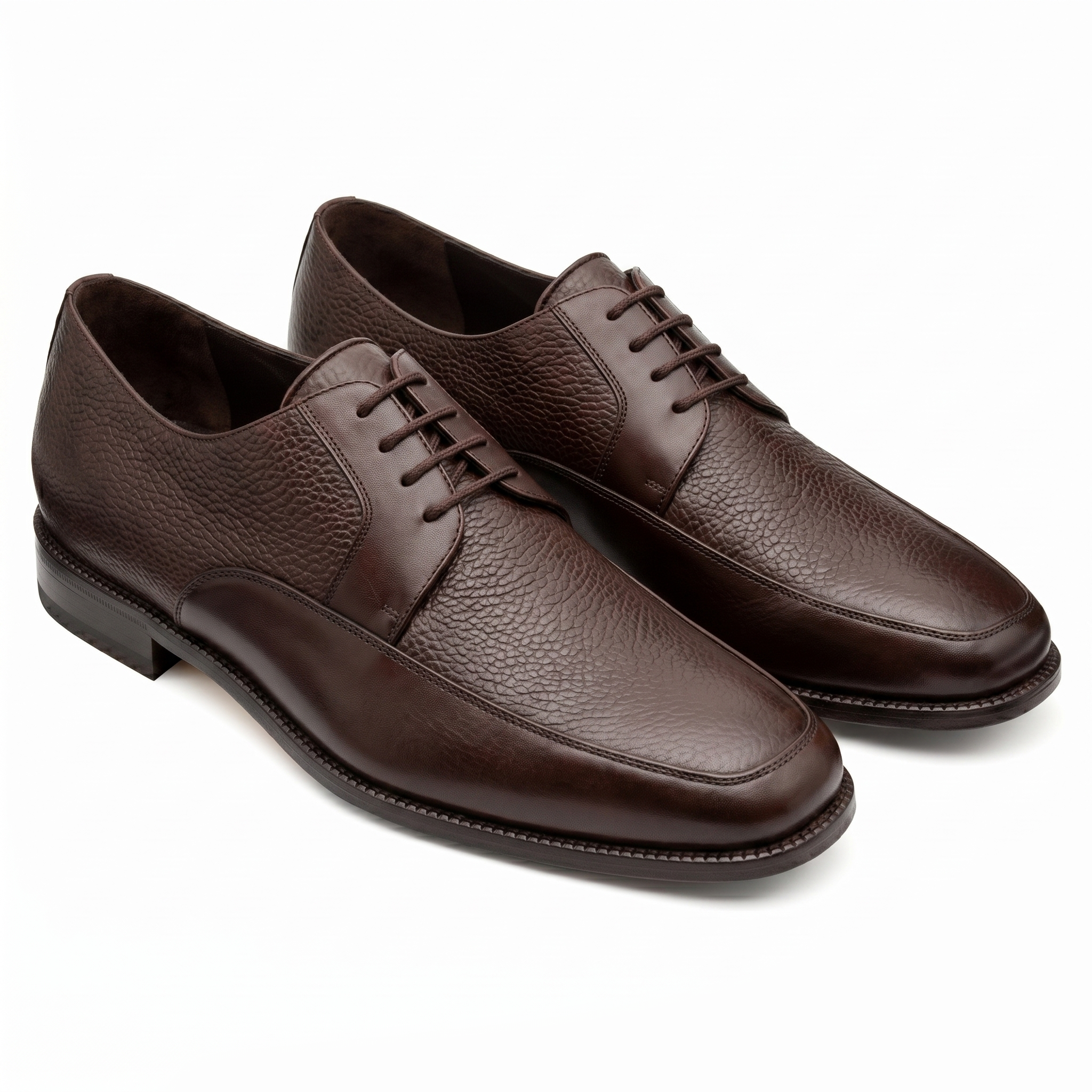 Zapatos de vestir confort estilo derby café