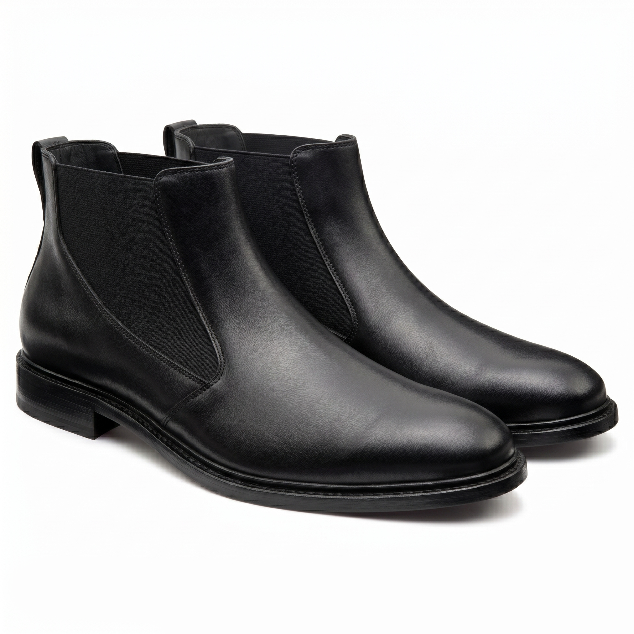 Botines negros tipo chelsea