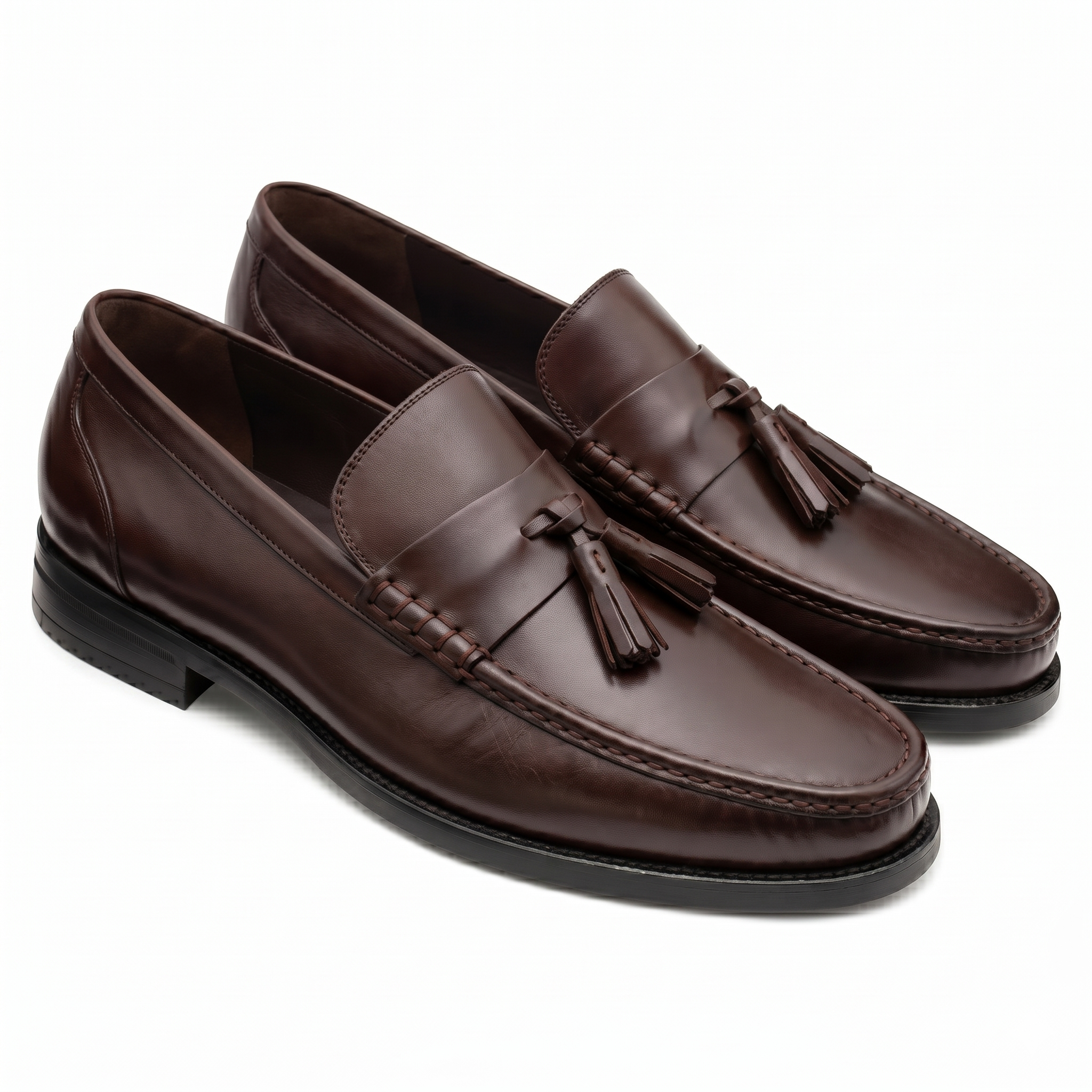 Mocasines cafés con suela ultraligera