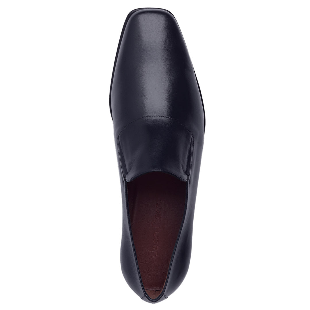 Mocasines slip on de piel con elásticos laterales para hombre