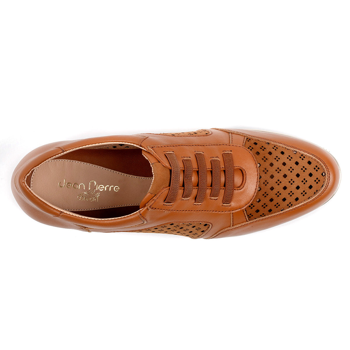 Zapato tipo oxford con suela confort y acabado láser para dama
