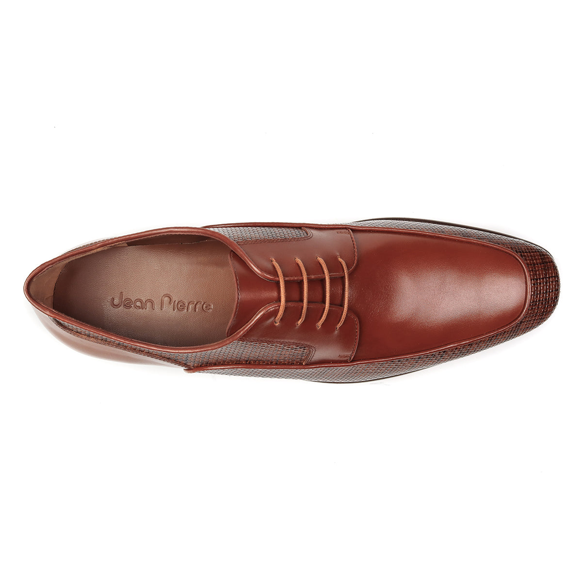 Zapatos derby con textura para caballero