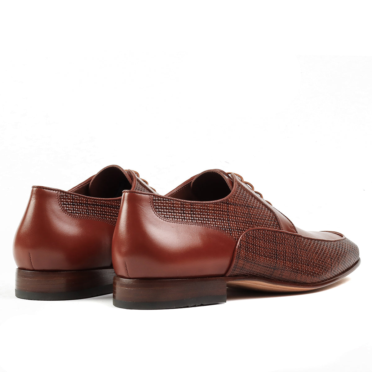 Zapatos derby con textura para caballero